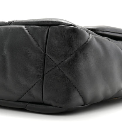 Chanel Goatskin Quilted Medium Chanel 19 Flap Black 10 of 10