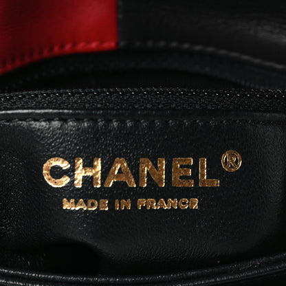 Chanel Lambskin Quilted Mini Yin Yang Flap Red White Blue Black 5 of 9