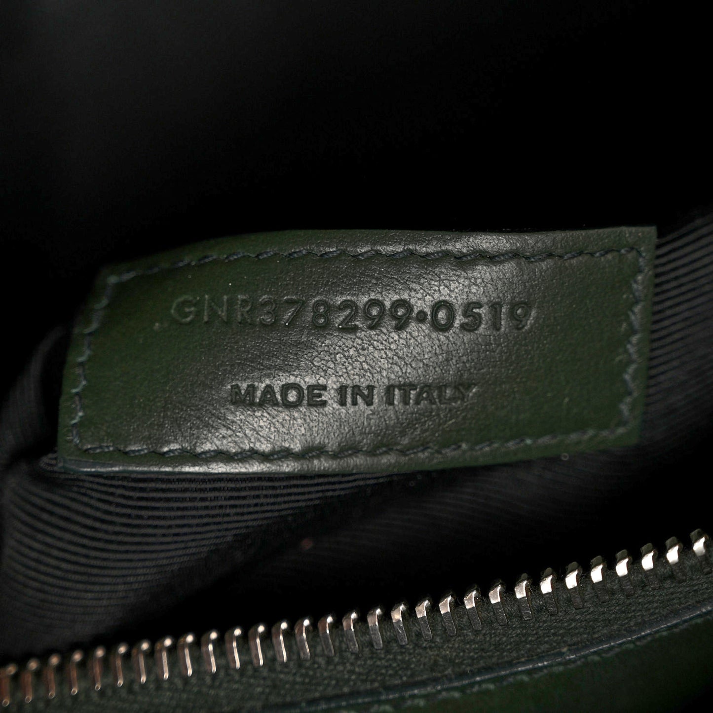 Grained Calfskin Small Sac De Jour Dark Vert