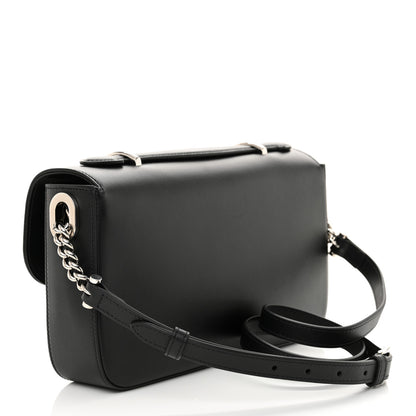 Gucci Senna Calfskin Petite GG Top Handle Shoulder Bag Black 3 of 10