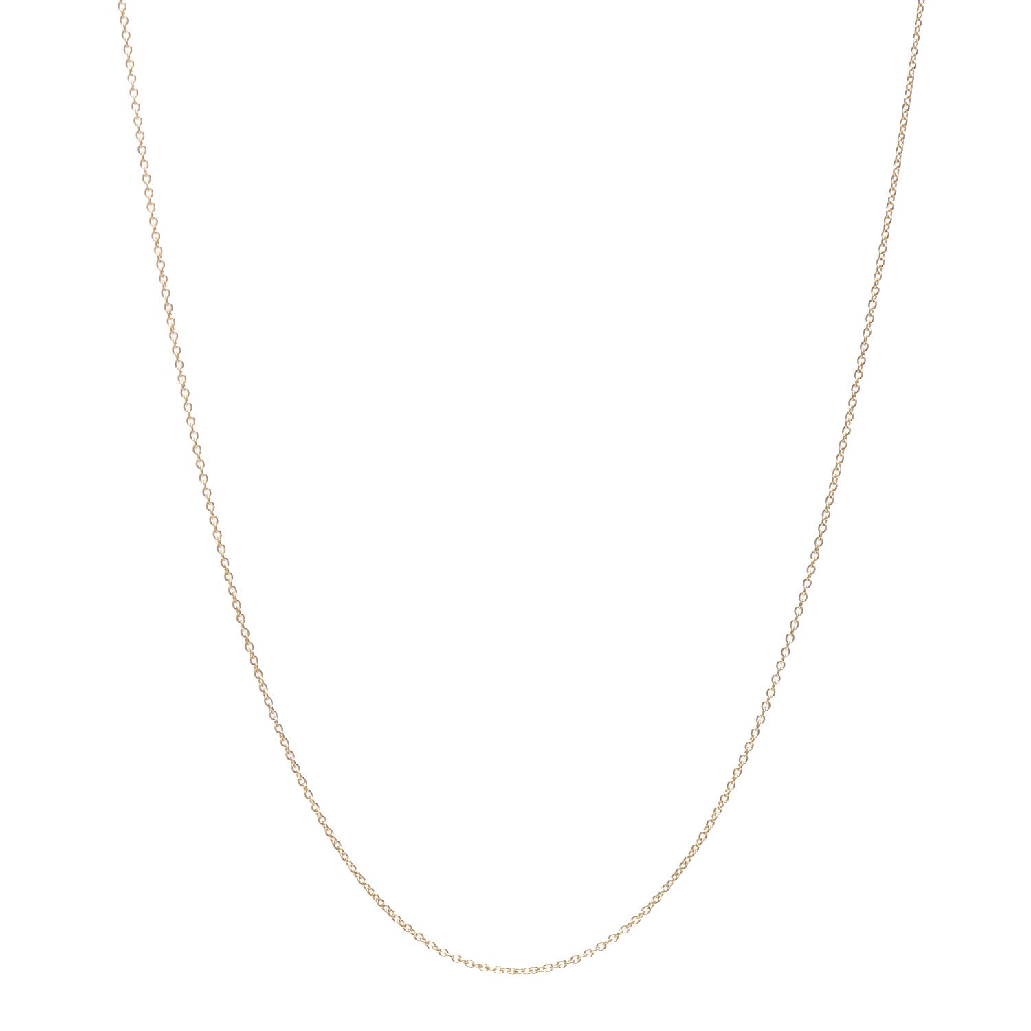 Tiffany 18K Yellow Gold Chain Necklace 16" 1 of 7