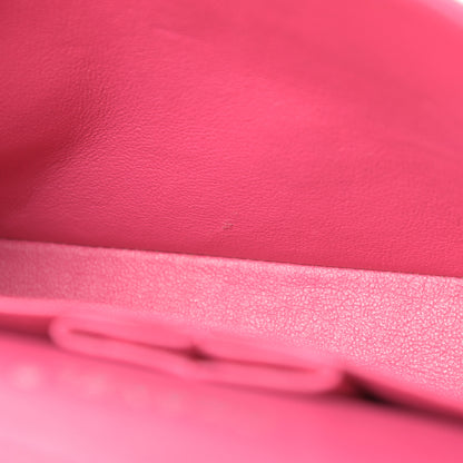 Chanel Lambskin Quilted Medium Double Flap Fuchsia 16 of 19