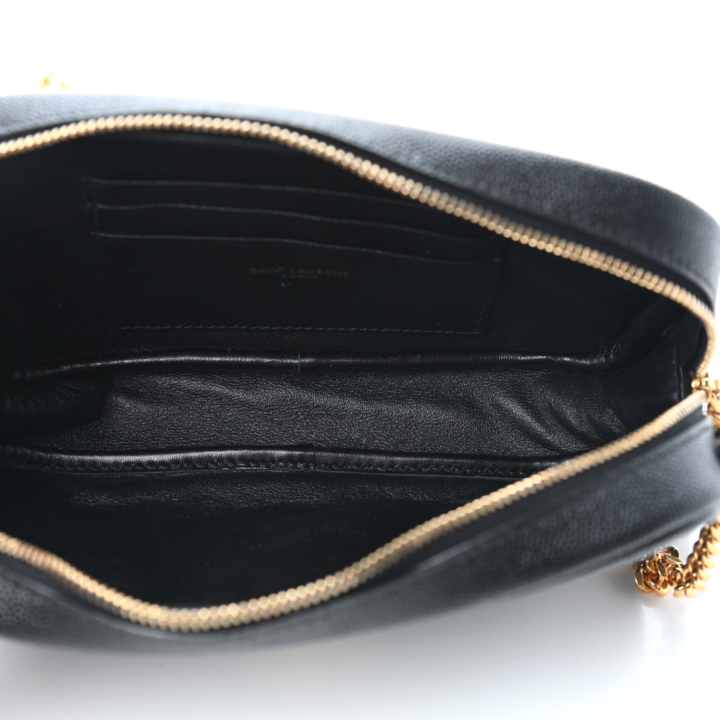 Grain De Poudre Matelasse Monogram Mini Lou Camera Bag Black
