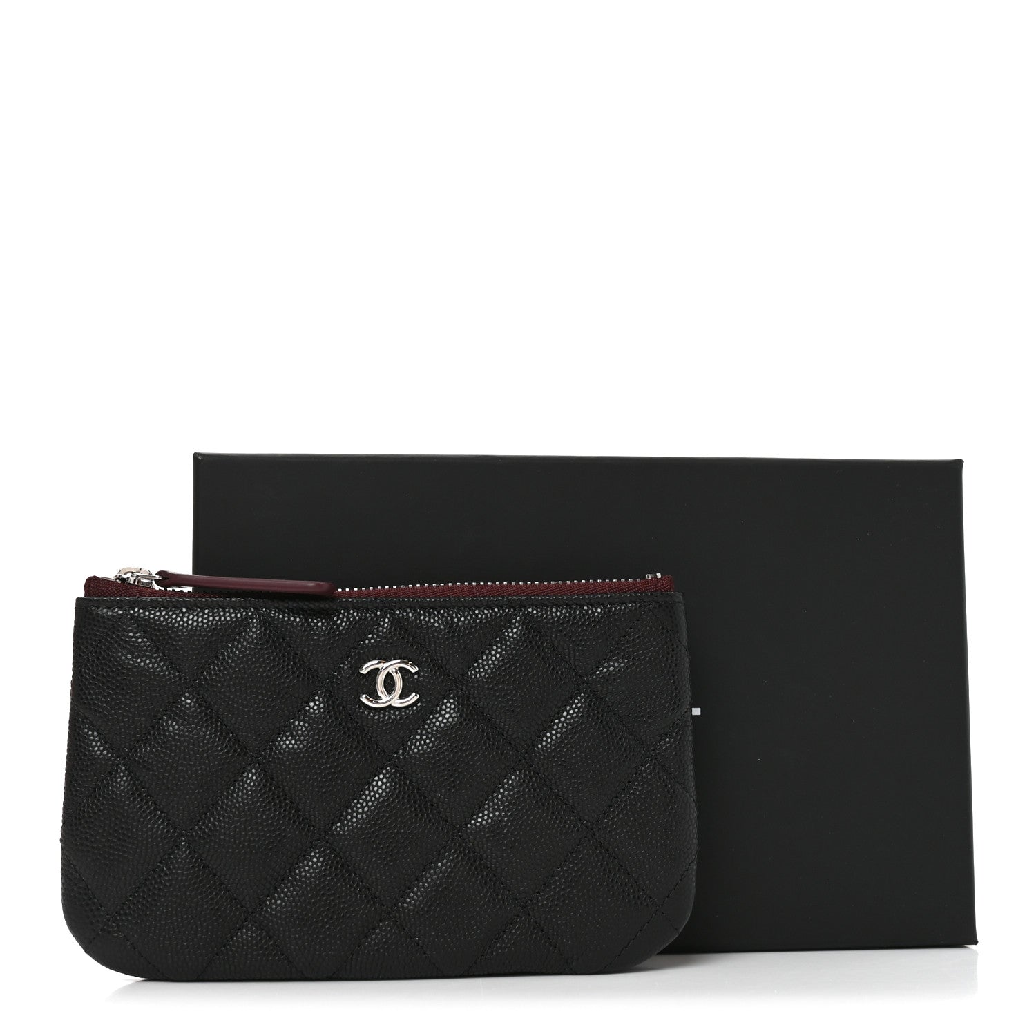 Chanel Caviar Quilted Small Cosmetic Case Black 8 of 8