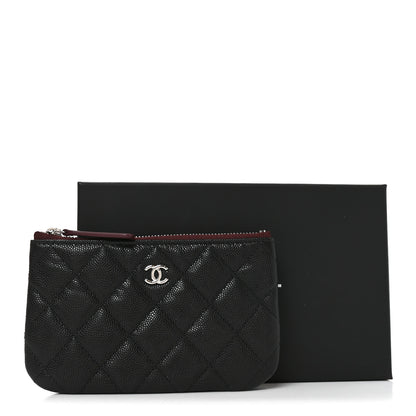 Chanel Caviar Quilted Small Cosmetic Case Black 8 of 8