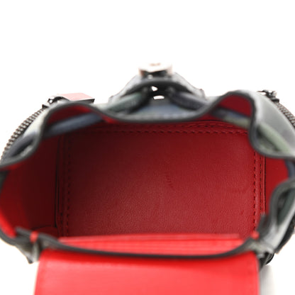 Christian Louboutin Calfskin Spiked Camouflage Mini Explorafunk Keyring Bag Multicolor 5 of 9