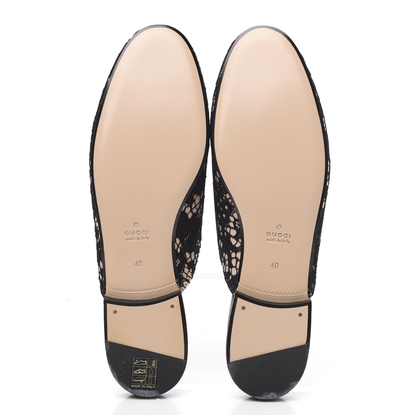 Lace Malaga Kid Womens Princetown Slippers 40 Black Skin Rose