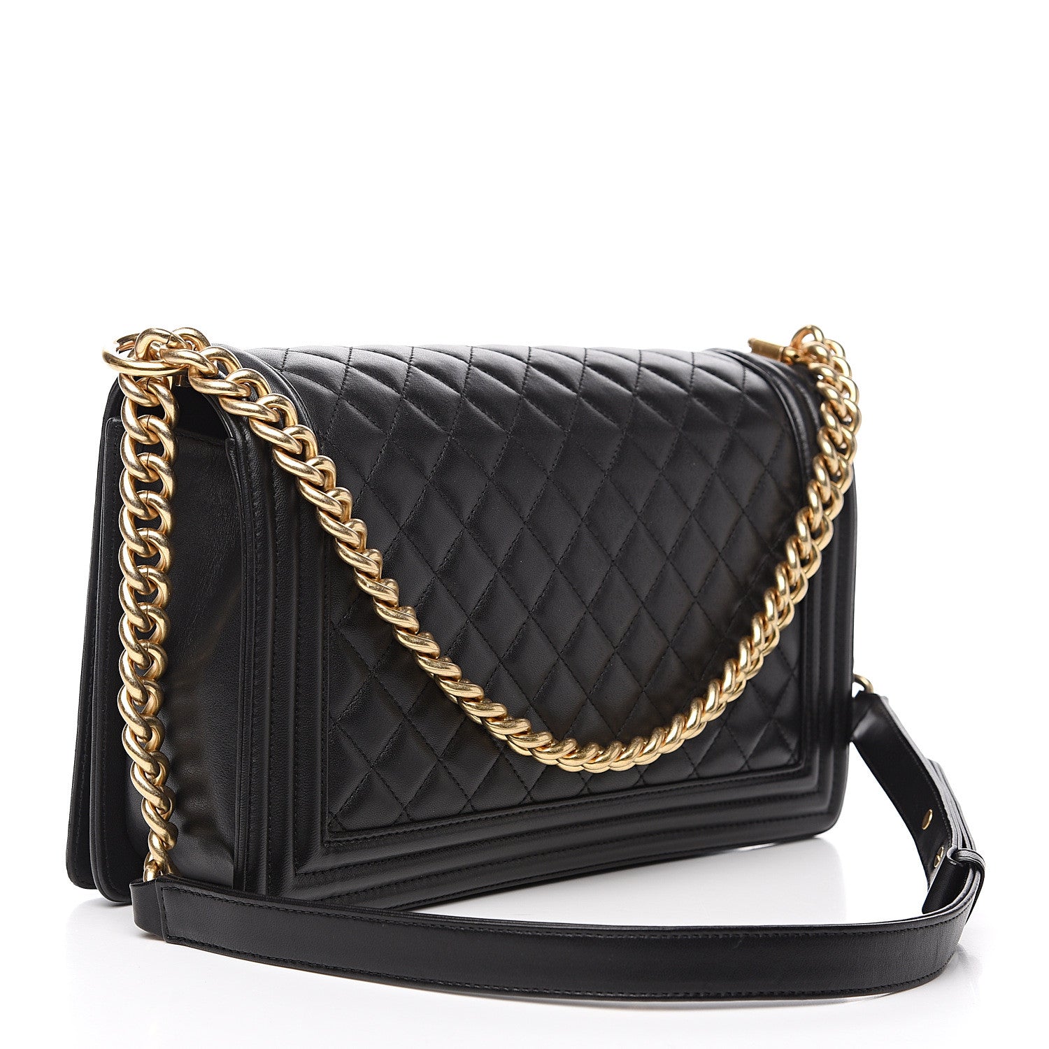 Chanel Lambskin Quilted New Medium Boy Flap Black 3 of 13