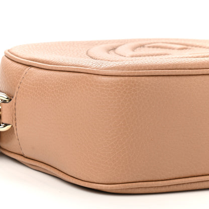 Gucci Pebbled Calfskin Small Soho Disco Bag Camelia 10 of 11