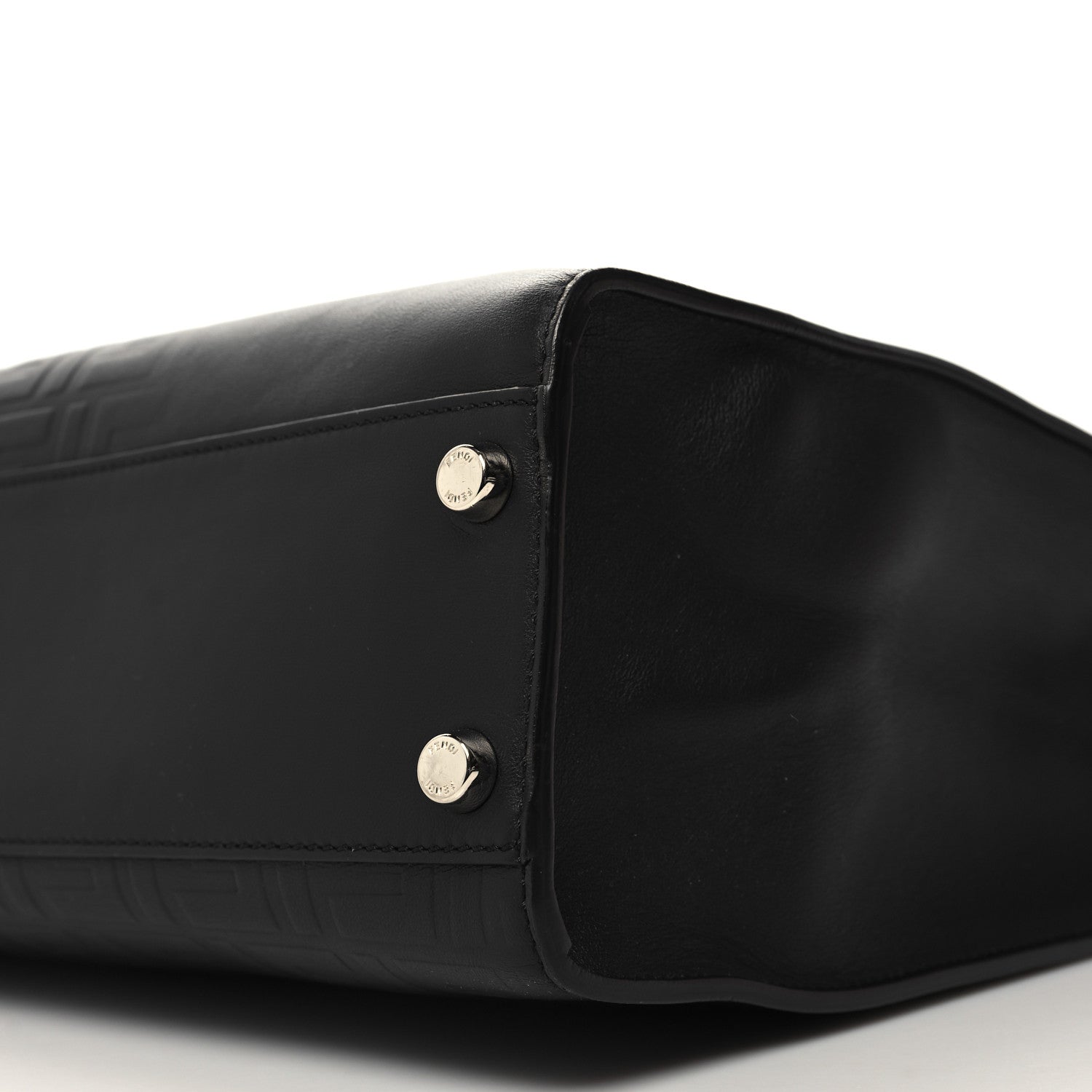 Fendi Vitello Grace FF Gradient Embossed Peekaboo X-Lite Fit Black 9 of 9