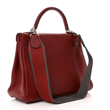 Hermes Togo Kelly Retourne 32 Rouge Garance 3 of 13