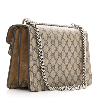 Gucci GG Supreme Monogram Small Dionysus Shoulder Bag Taupe 3 of 16