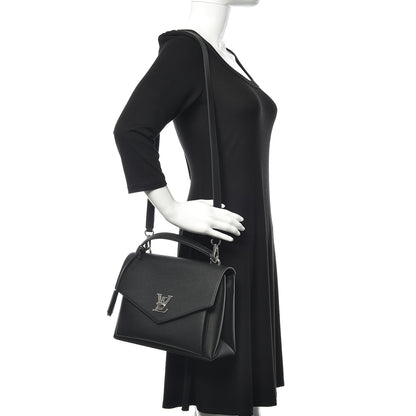 Louis Vuitton Soft Calfskin My Lockme Top Handle Black 2 of 9