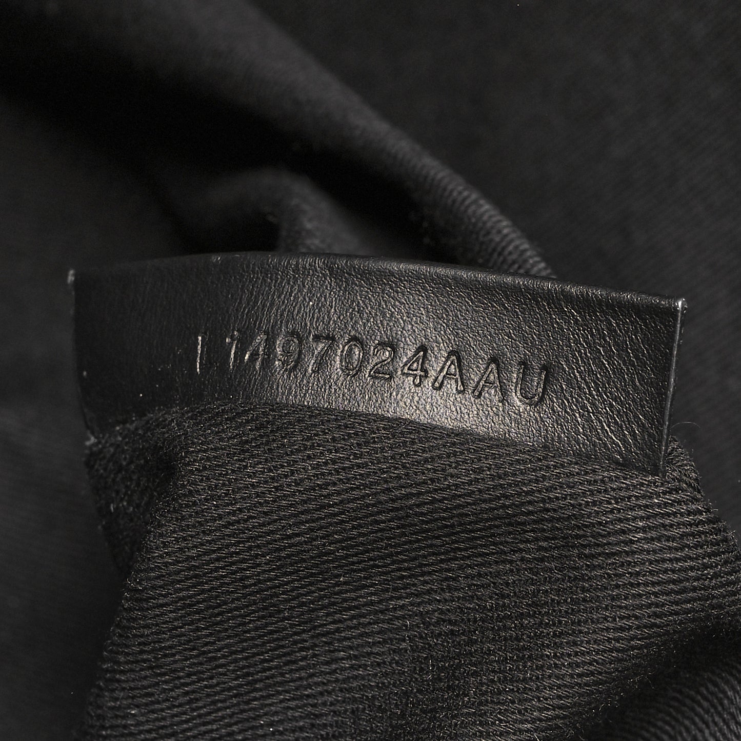Canvas Calfskin Logo Tote Black