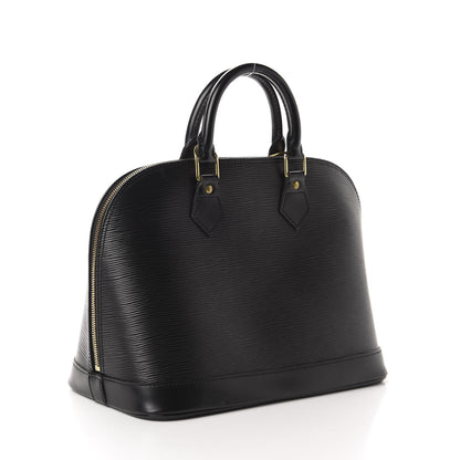 Louis Vuitton Epi Alma PM Black 3 of 10