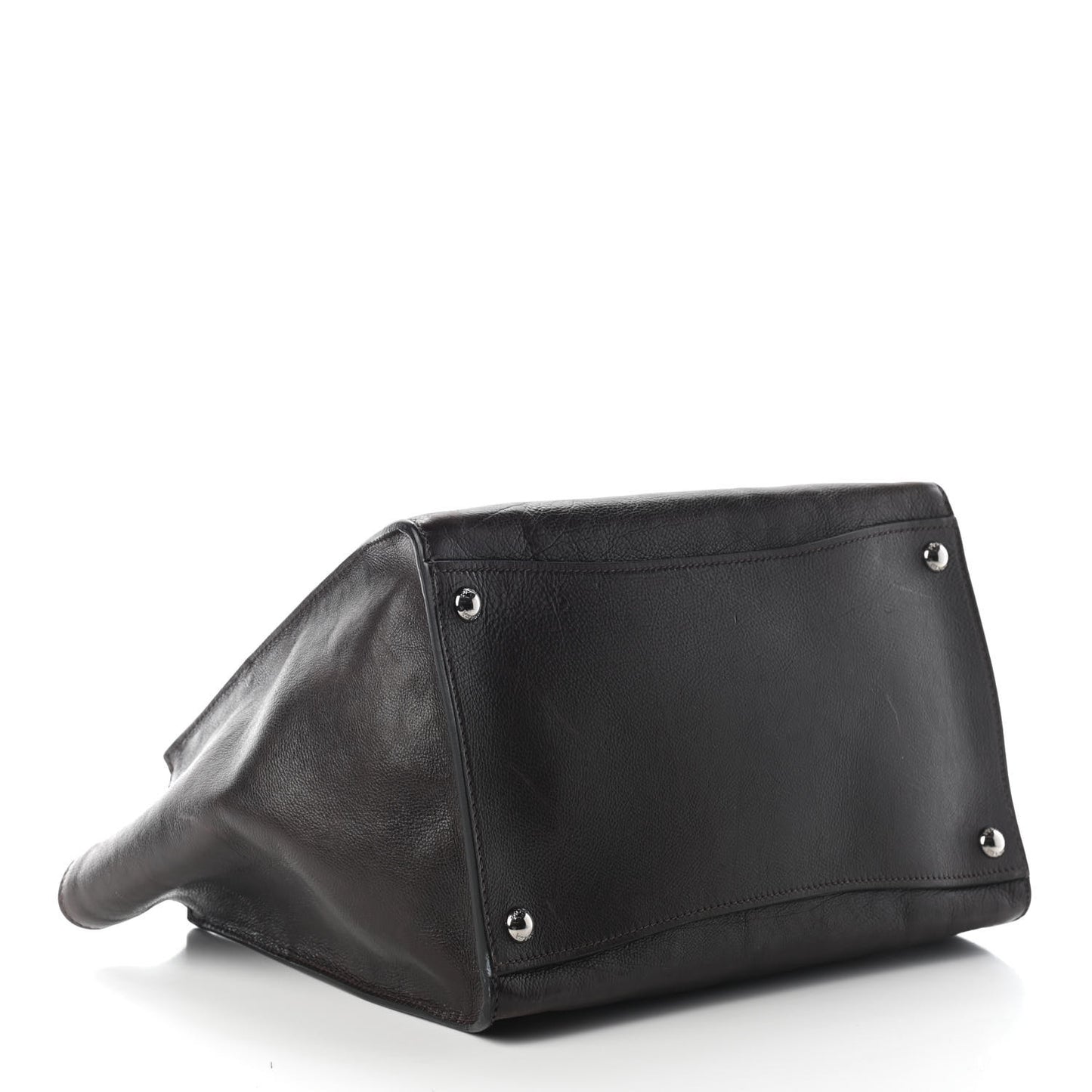Glace Calf Twin Pocket Tote Moro