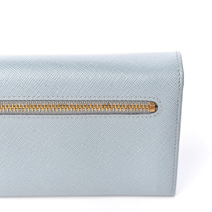 Prada Saffiano Continental Wallet Lago 10 of 11