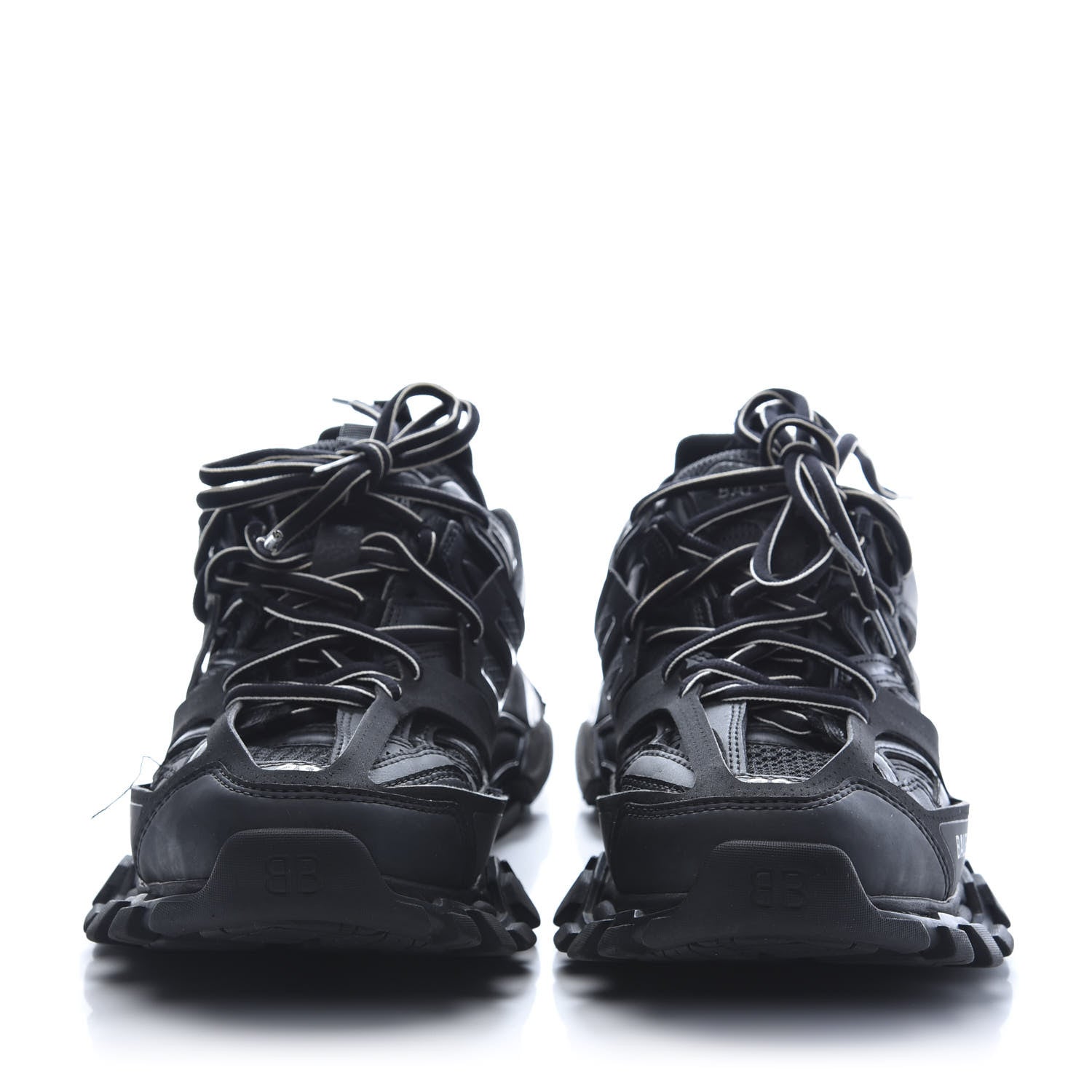 Balenciaga Mesh Nylon Womens Track Sneakers 39 Black 2 of 8