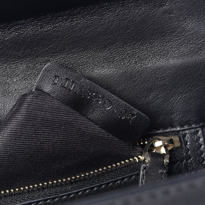 Valentino Garavani Vitello Large Glam Lock Rockstud Flap Black 7 of 10
