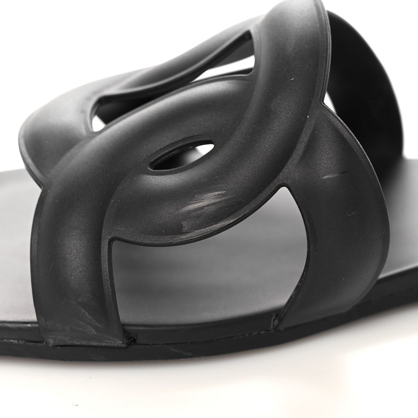 Rubber Aloha Sandals 41 Black