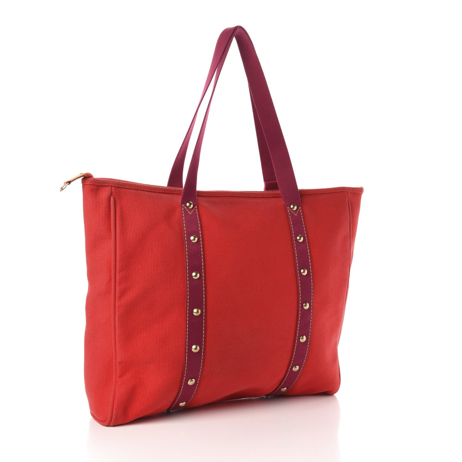 Louis Vuitton Antigua Cabas GM Red 3 of 11