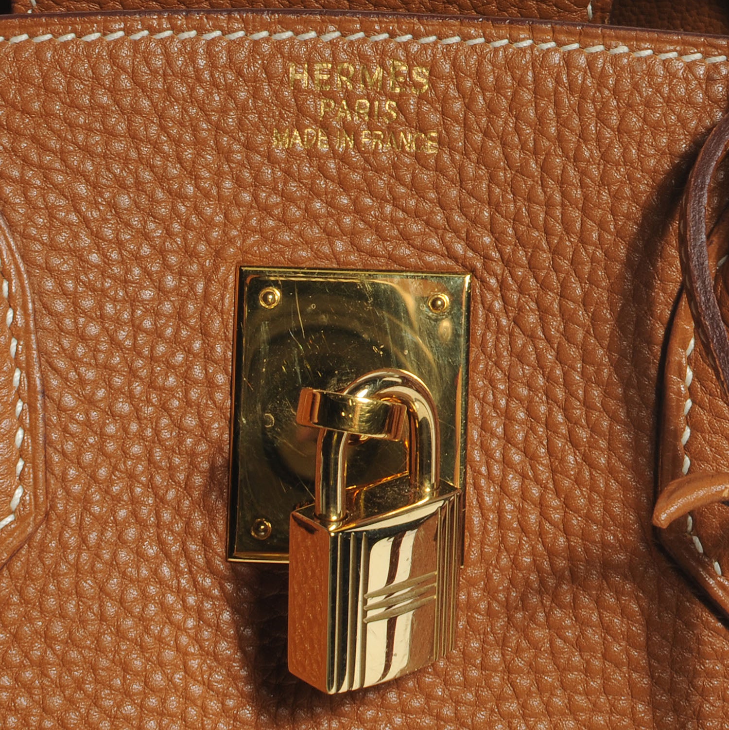 Hermes Togo Birkin 35 Gold 6 of 9