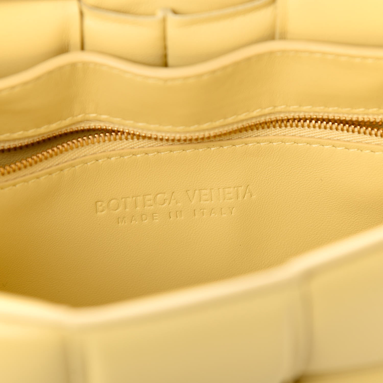 Bottega Veneta Lambskin Maxi Intreccio Padded Chain Cassette Crossbody Bag Corn 6 of 9