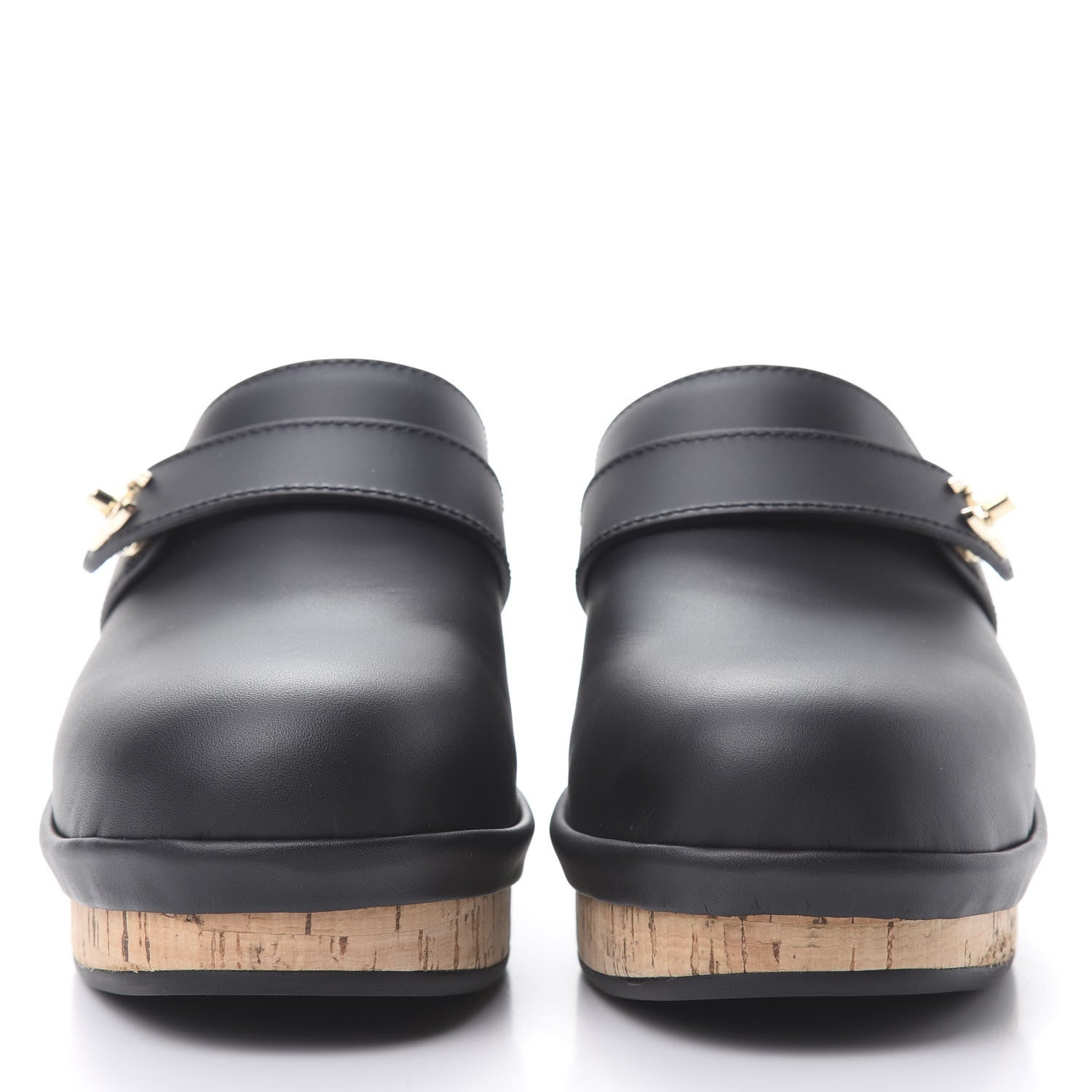 Chanel Calfskin CC Turn Lock Clogs 37 Black 2 of 10