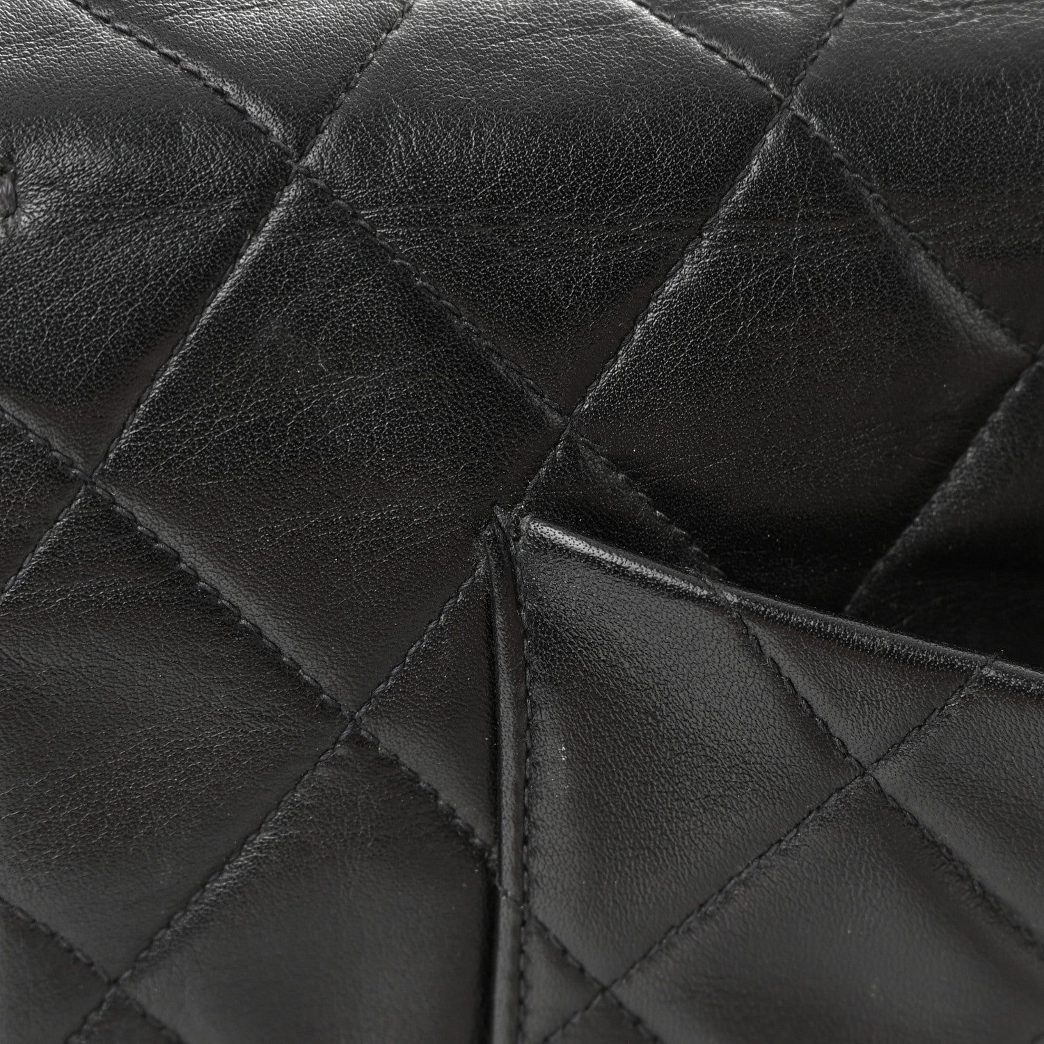 Chanel Lambskin Quilted XL Jumbo Single Flap Black 23 of 24