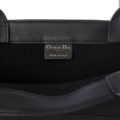 Christian Dior Calfskin Embossed Medium Book Tote Black 5 of 9
