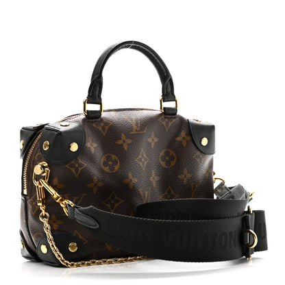 Louis Vuitton Monogram Petite Malle Souple Black 3 of 9