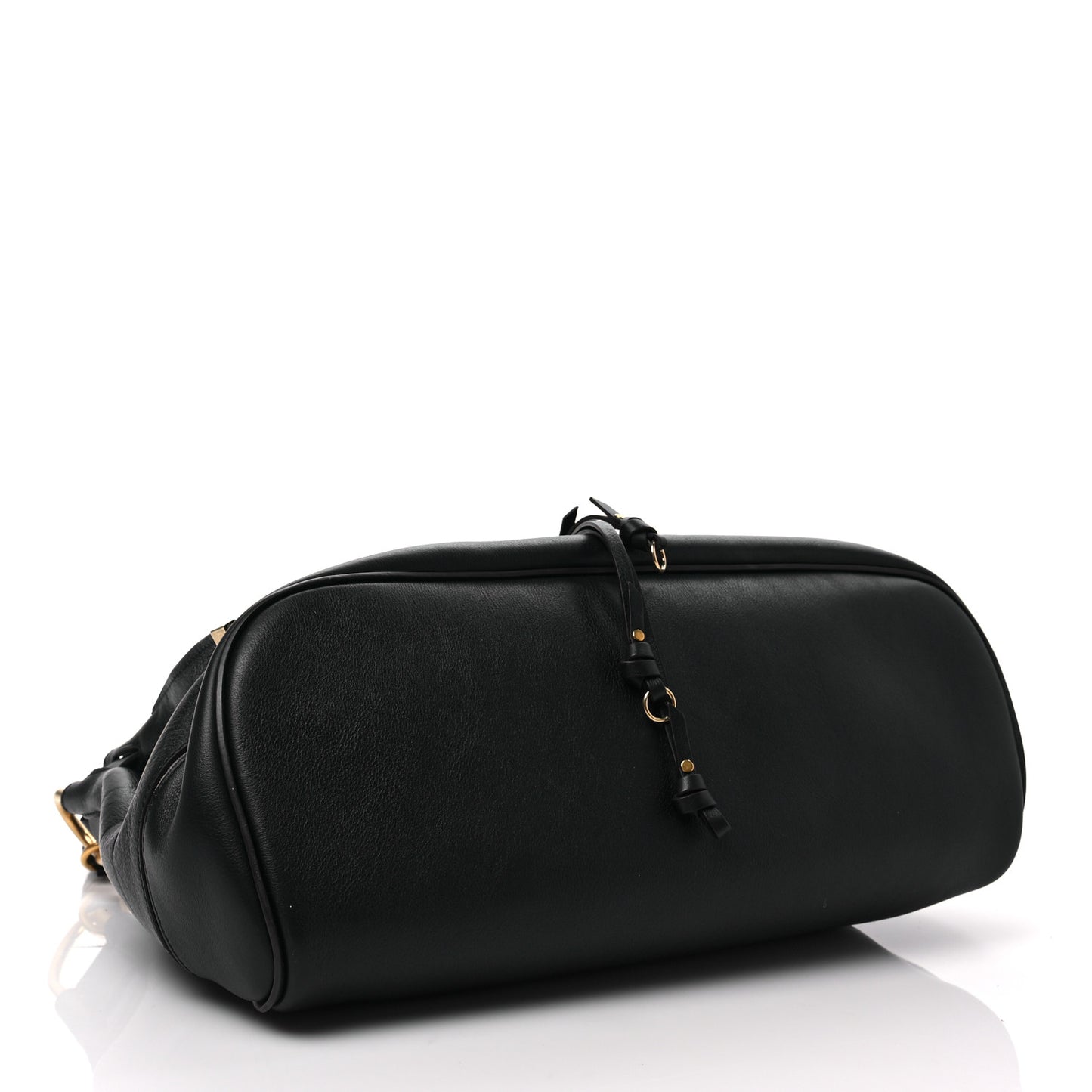 Calfskin Medium Owen Flap Bag Full Blue