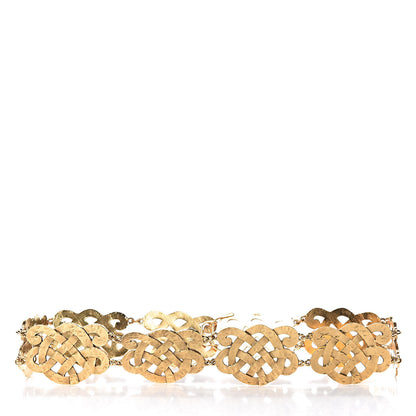 Chanel Hammered Chain Belt Gold 3 of 4