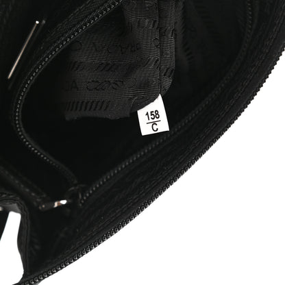 Prada Tessuto Nylon Saffiano Wristlet Black 8 of 8