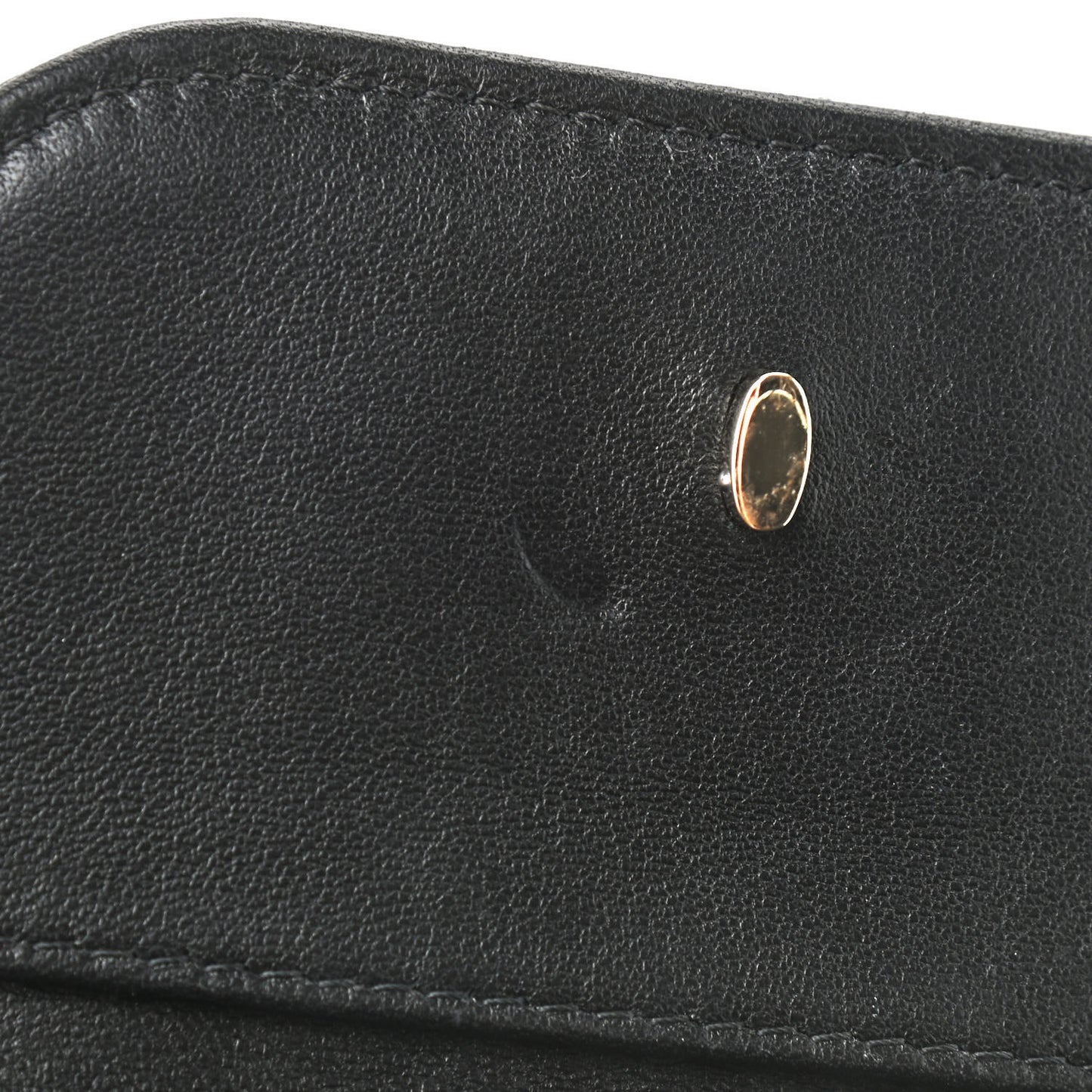 Lambskin Quilted Waist Bag Black
