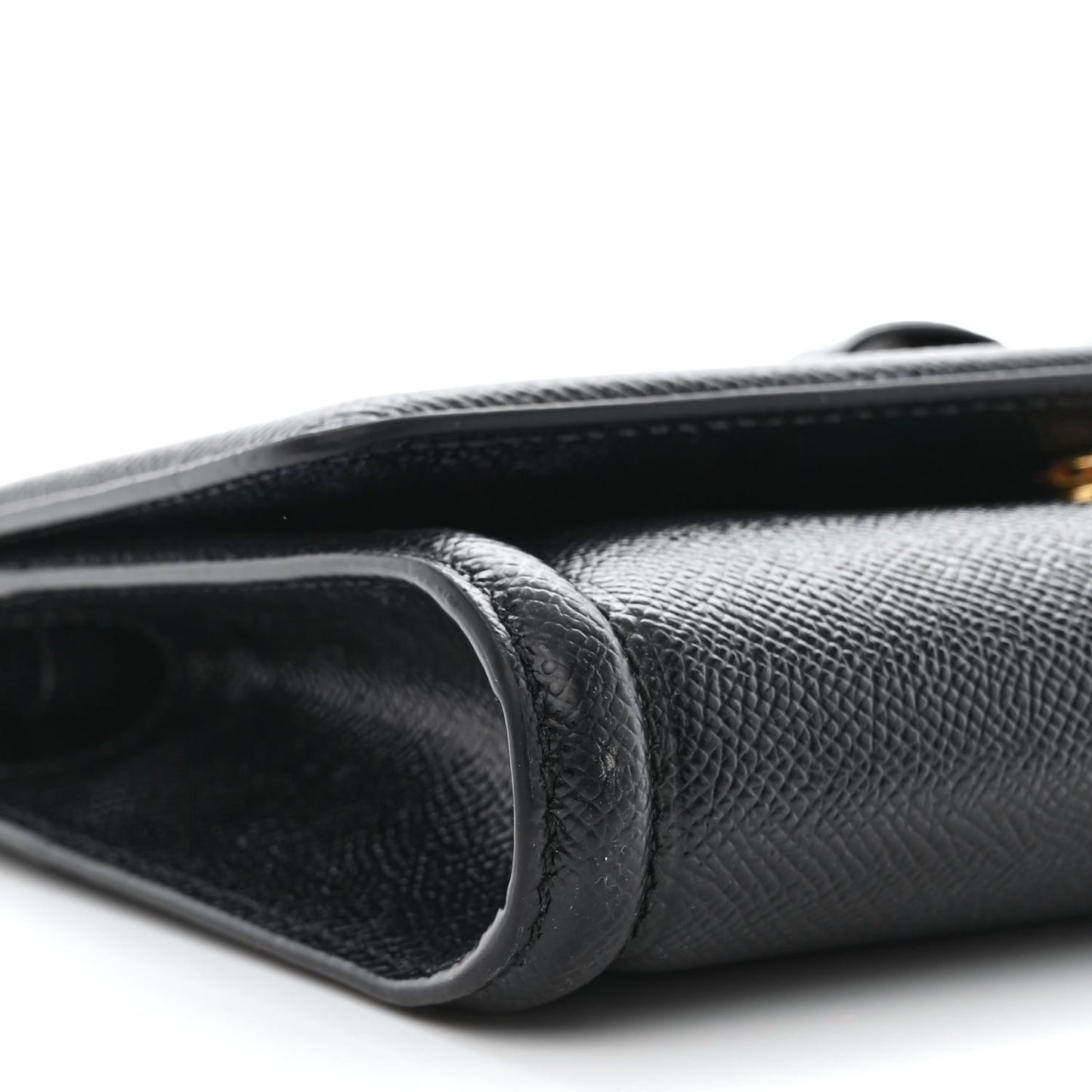 Hammered Calfskin Vara Bow Minibag Black