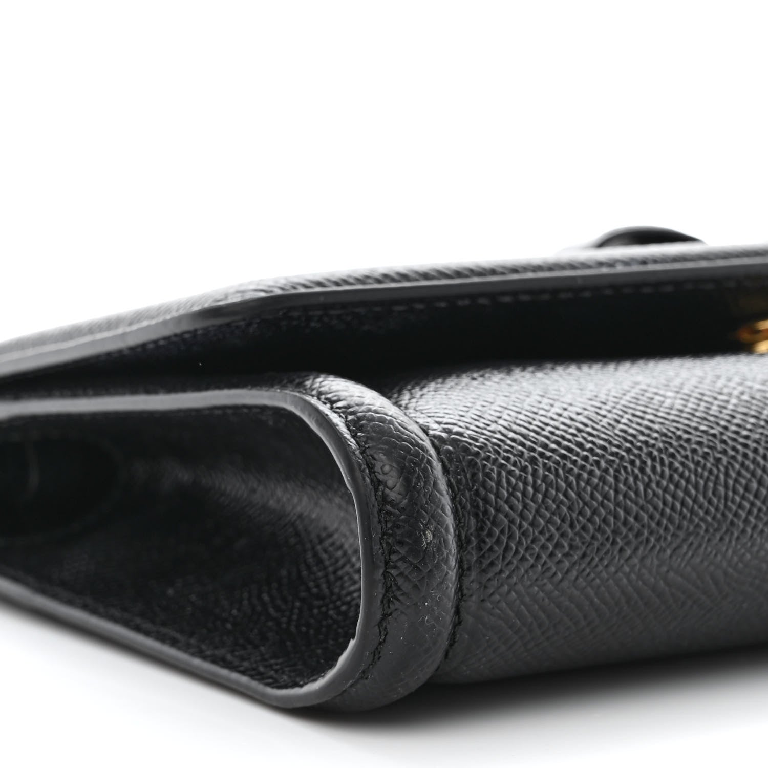 Salvatore Ferragamo Hammered Calfskin Vara Bow Minibag Black 9 of 11