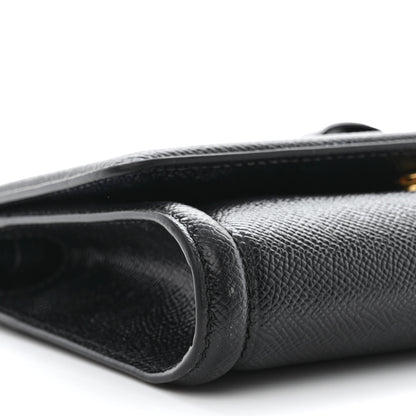 Salvatore Ferragamo Hammered Calfskin Vara Bow Minibag Black 9 of 11