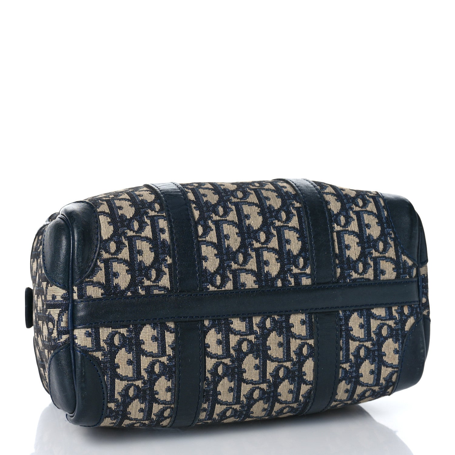 Christian Dior Monogram Boston Navy Blue 4 of 15
