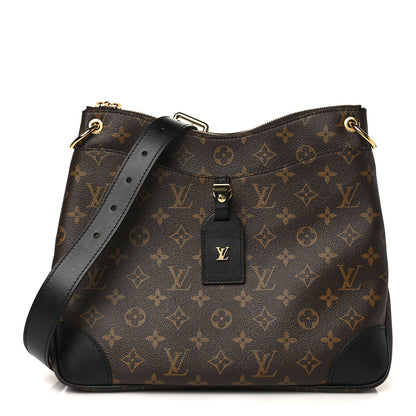 Louis Vuitton Monogram Odeon MM Black 1 of 8