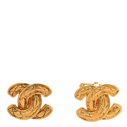 Chanel CC Cufflinks Gold 1 of 4