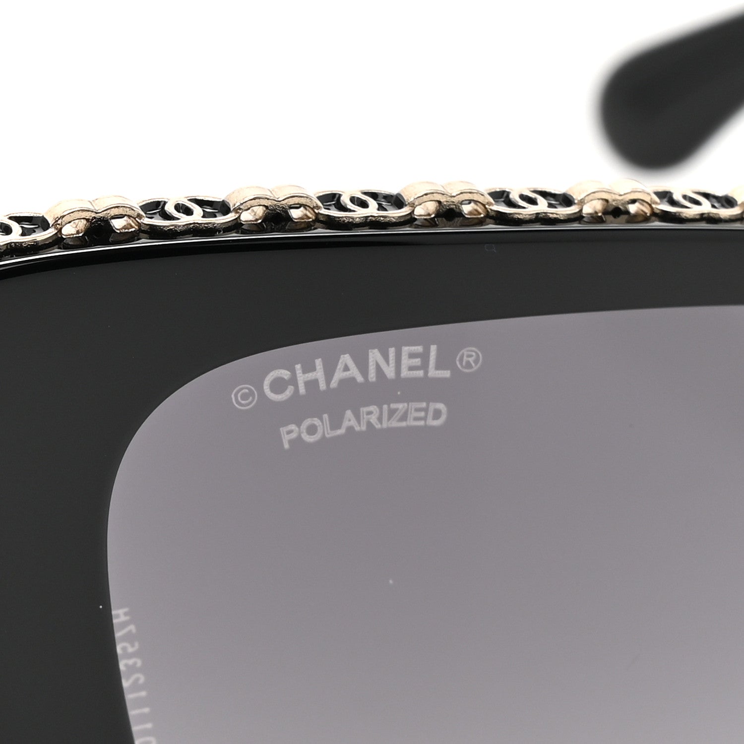 Chanel Acetate Butterfly Sunglasses 5540 Black 8 of 9