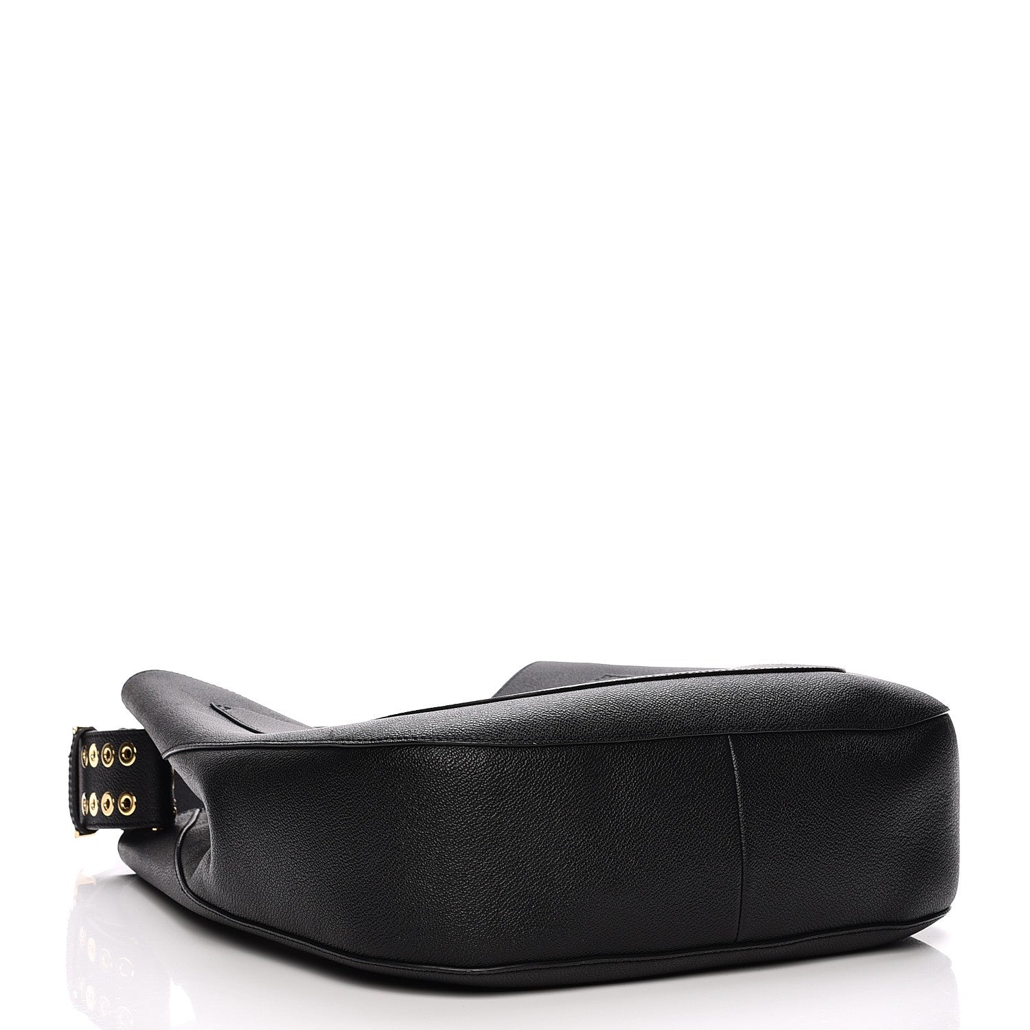 Burberry Grainy Calfskin Small Elmstone Hobo Black 3 of 8