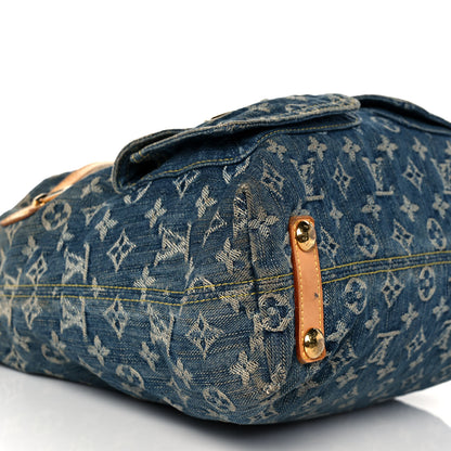 Louis Vuitton Denim Baggy GM Blue 7 of 10