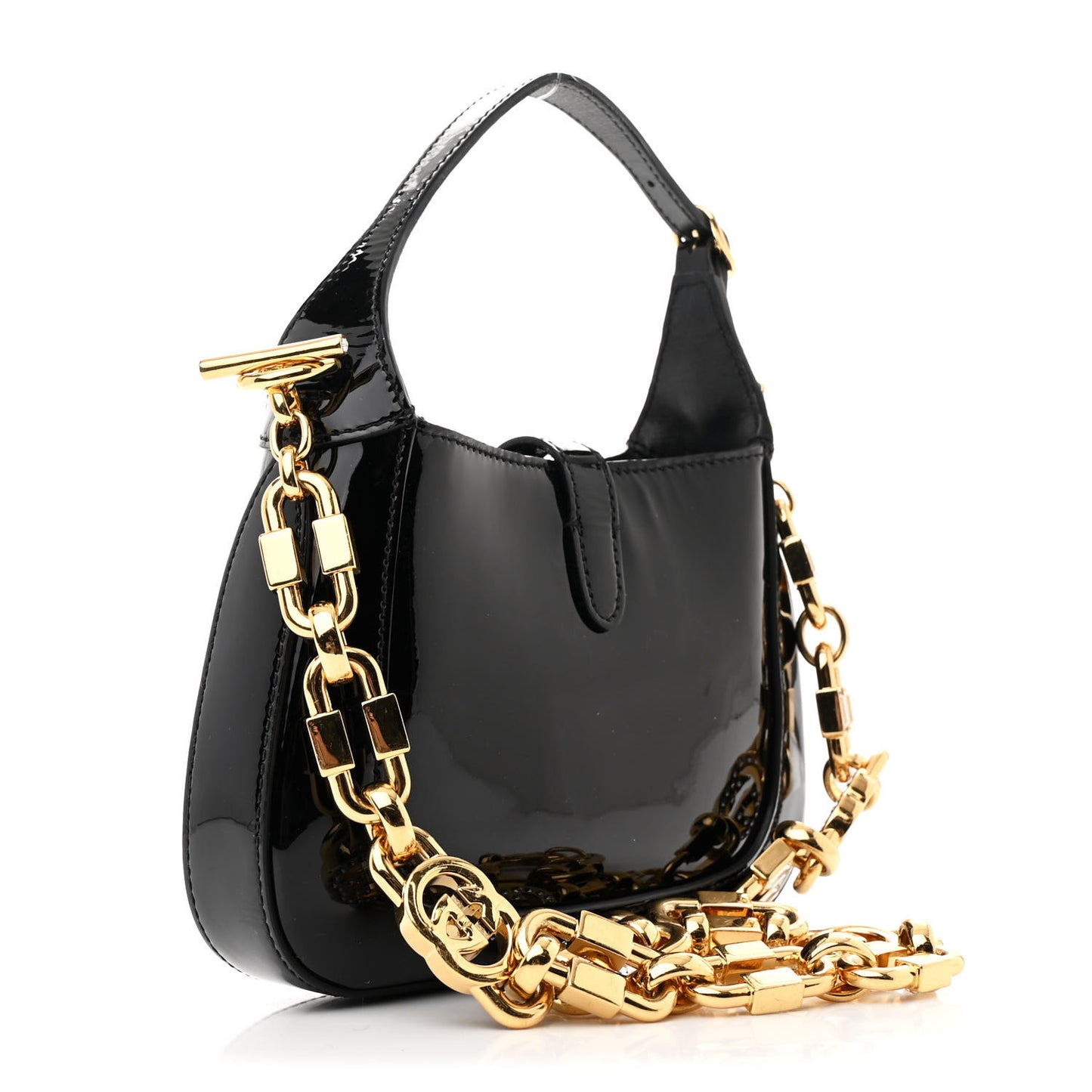 Patent Mini Jackie 1961 Crystal Hobo Black