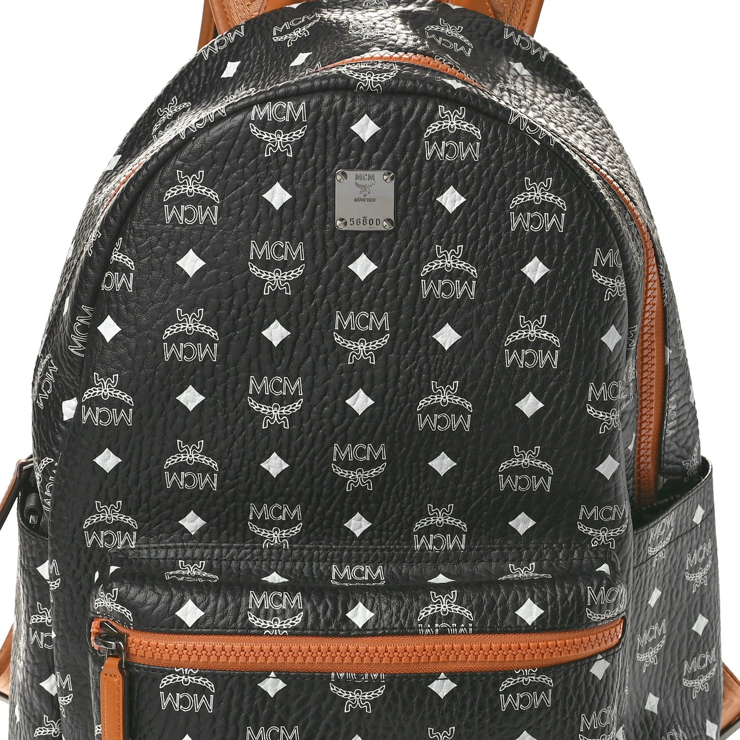 Visetos Medium Stark Backpack Black Cognac