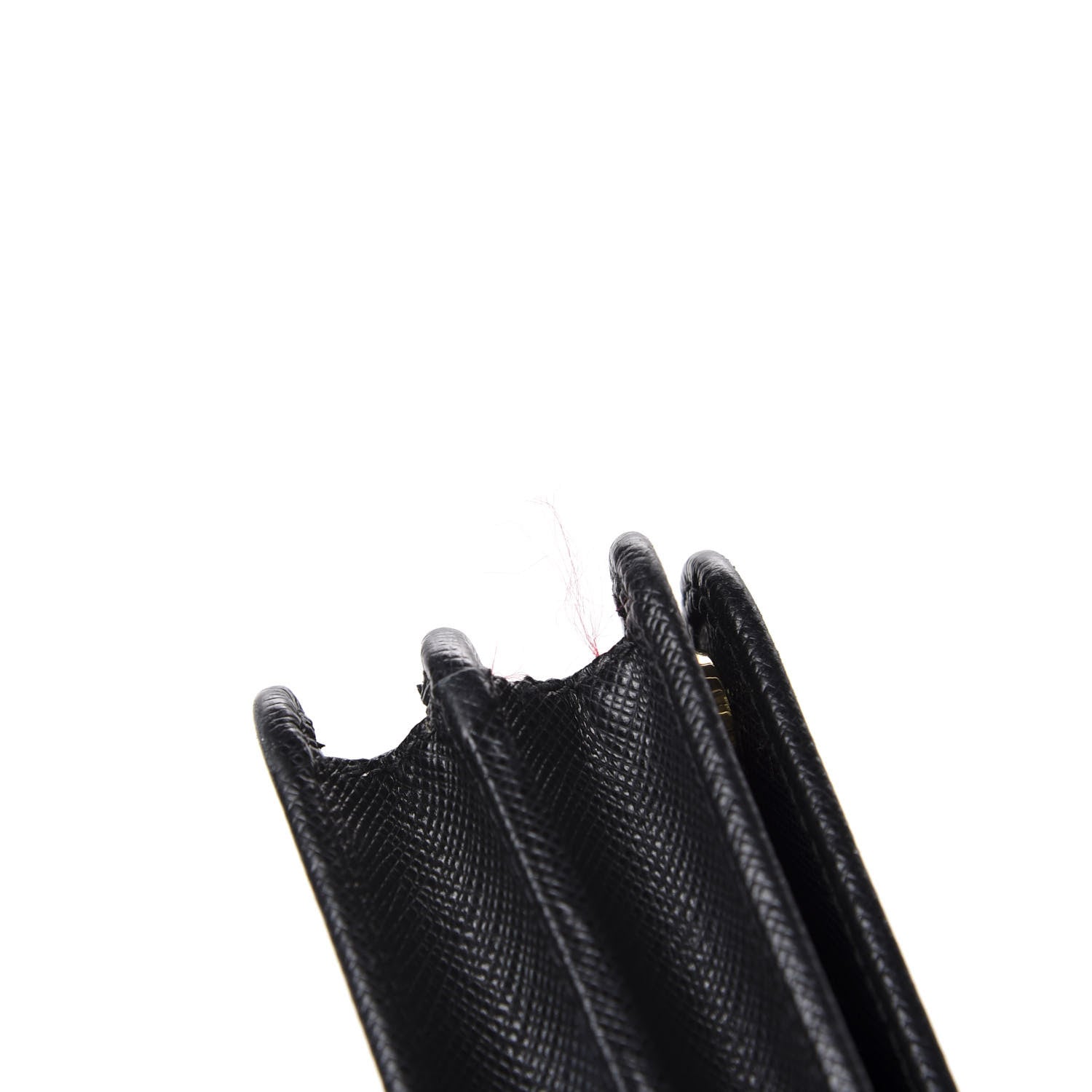 Prada Saffiano Lux Chain Wallet Black 12 of 15
