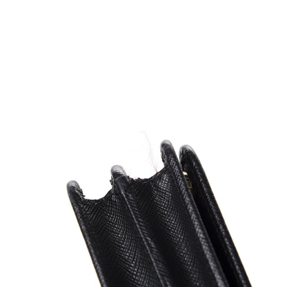 Prada Saffiano Lux Chain Wallet Black 12 of 15