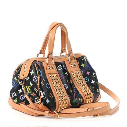 Louis Vuitton Monogram Multicolor Courtney MM Black 3 of 9