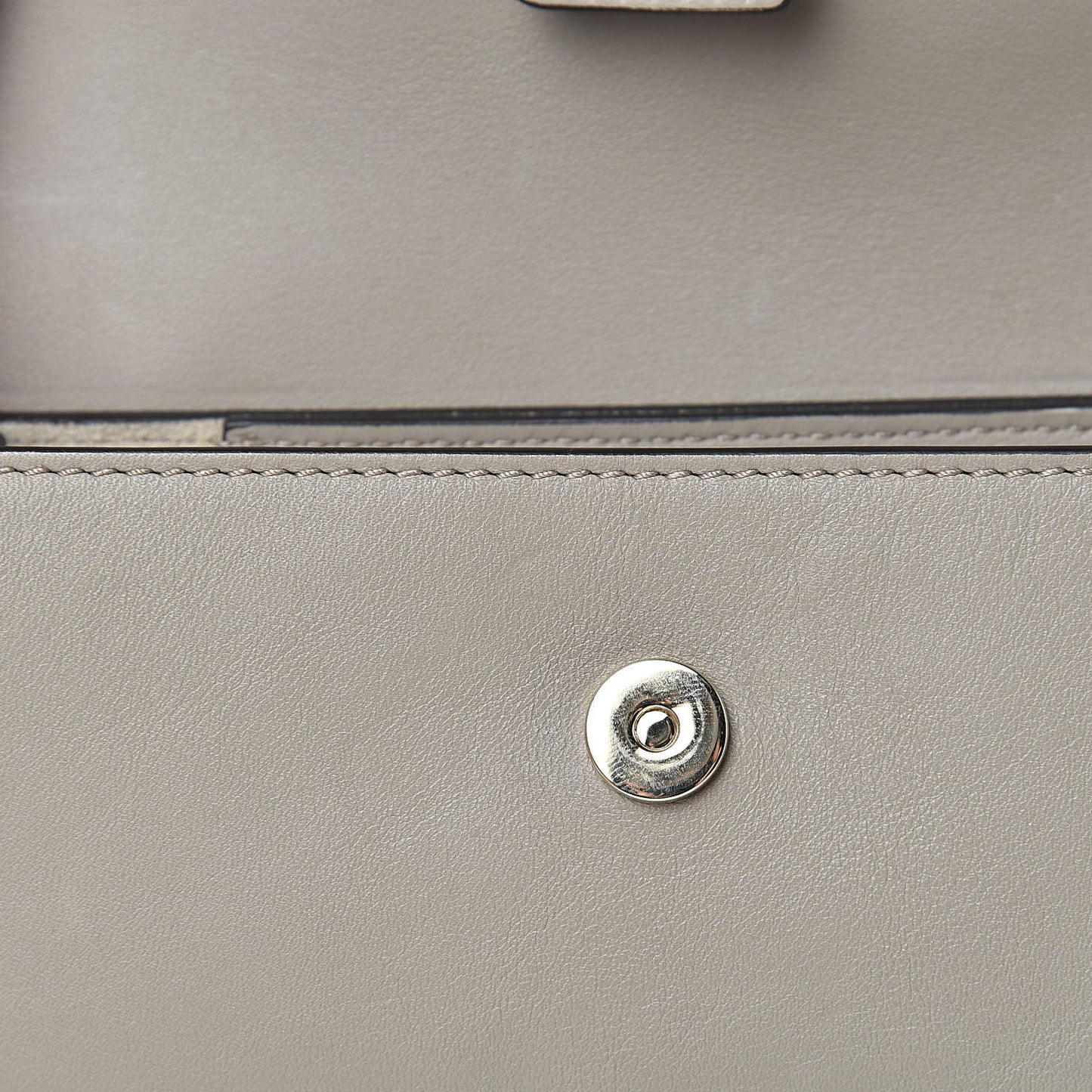 Suede Calfskin Mini Faye Shoulder Bag Motty Grey